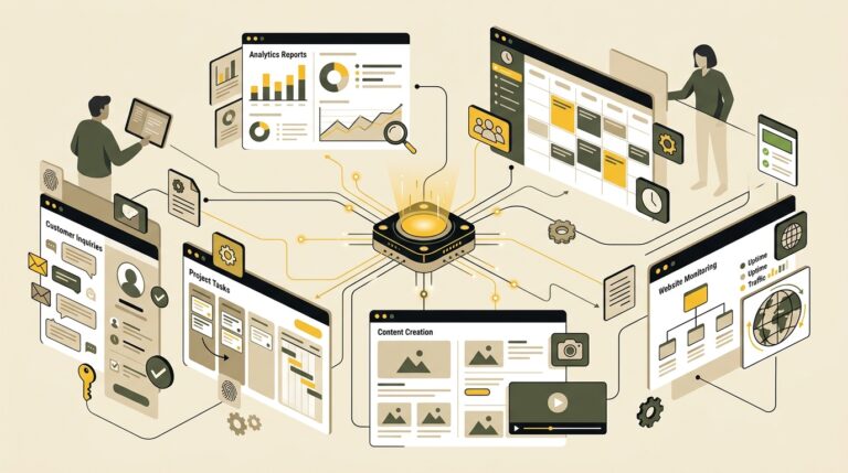 AI agents managing practical small business workflows