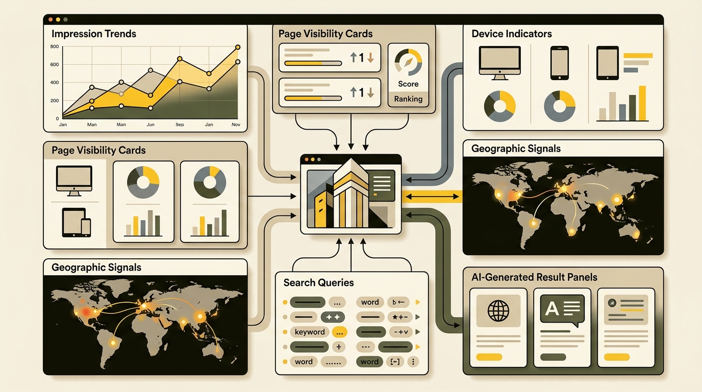 Measuring website visibility in generative AI search results