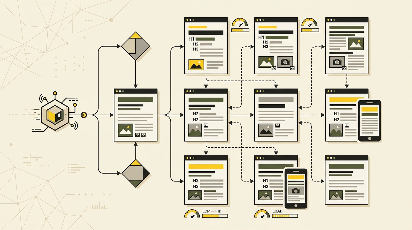 Technical SEO foundation supporting AI search visibility